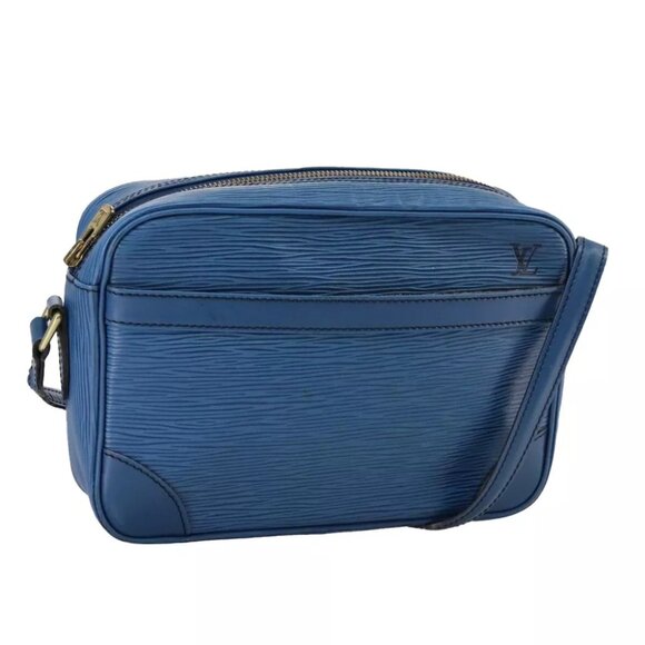 LOUIS VUITTON Epi Trocadero 23 Shoulder Bag Blue M52305 LV Auth 104835